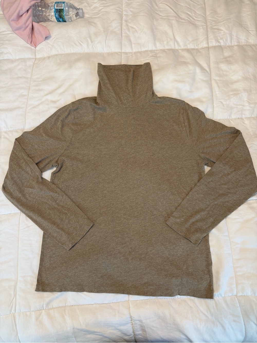 J. Crew Taupe Cowl Neck Lightweight Sweater